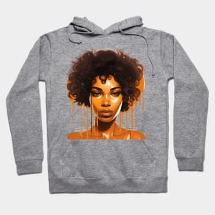 Afrocentric Woman Dripping With Melanin Hoodie